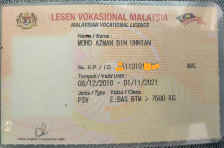 LTA Bus Permit